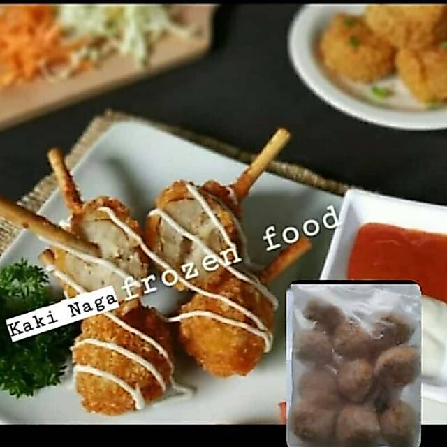 Kaki naga (isi 10) Non MSG / dragon stick isi 10pcs / bento homemade non msg/nugget homemade non msg