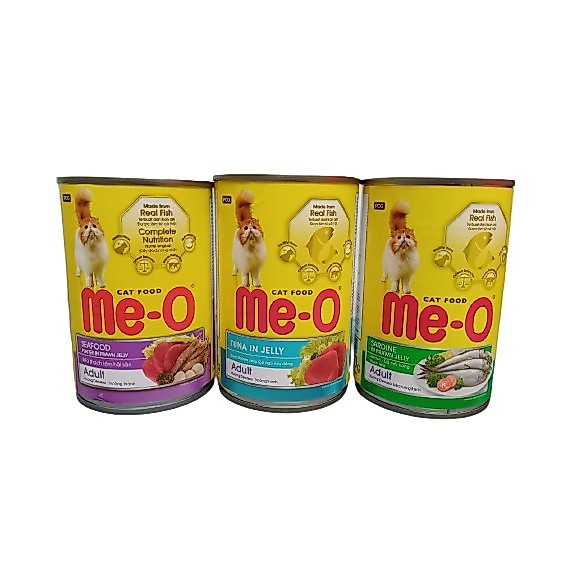 Makanan Kaleng MEO Adult - Wet Food Meo - Makanan Basah Kucing Kaleng Meo 400gr