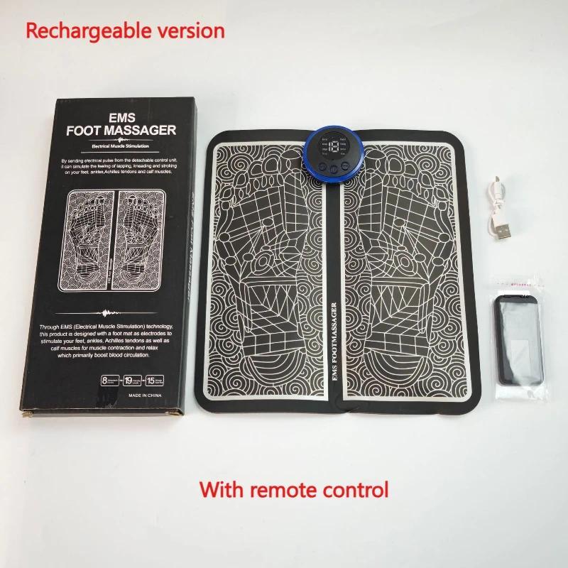 Foot Massage Mat Massager Foot Therapy Maine Sole Massage Portable Pulse Foot Massager