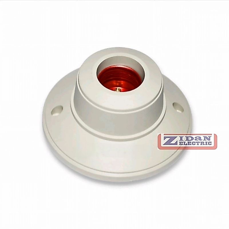 Fitting Plafon Bulat Putih Cream Alisca / Fitting Lampu Plafon Alisca