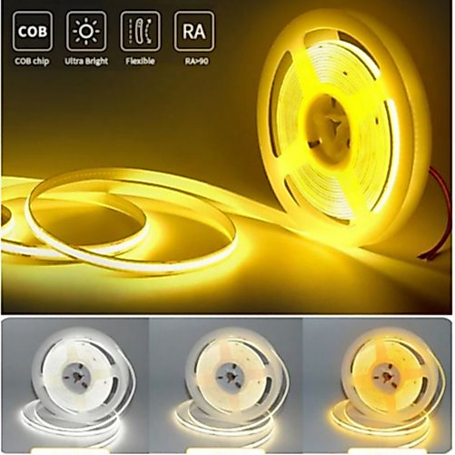 LAMPU LED STRIP COB ARUS DC 12V 5 METER 320LED/Lampu Strip Light COB IP33