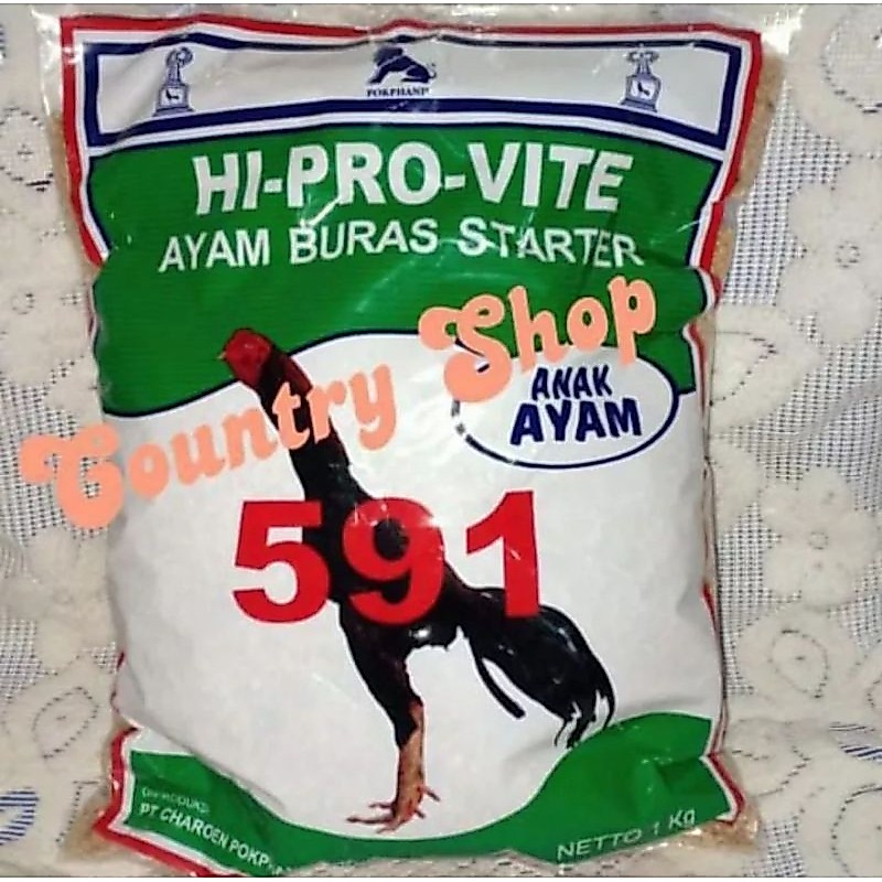 591 Hi Provite Pakan Ayam Komplit 1 dus isi 20 bks