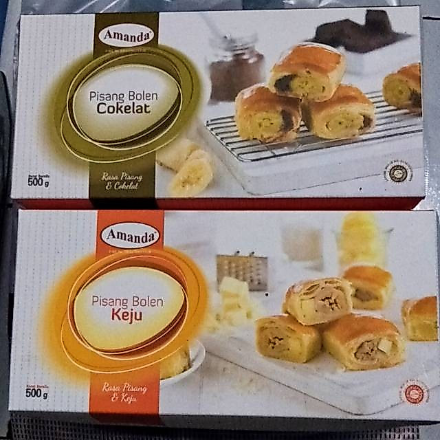 Pisang Bolen Amanda Cokelat & Keju 500Gr / Pisang Bolen Amanda