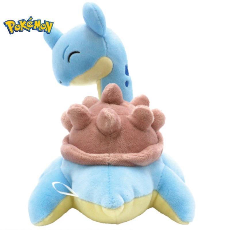 20cm Pokemon Lapras Plush Toys Pillow Cartoon Cute Lapras Plush Doll Soft Stuffed Kawaii Anime Elf D
