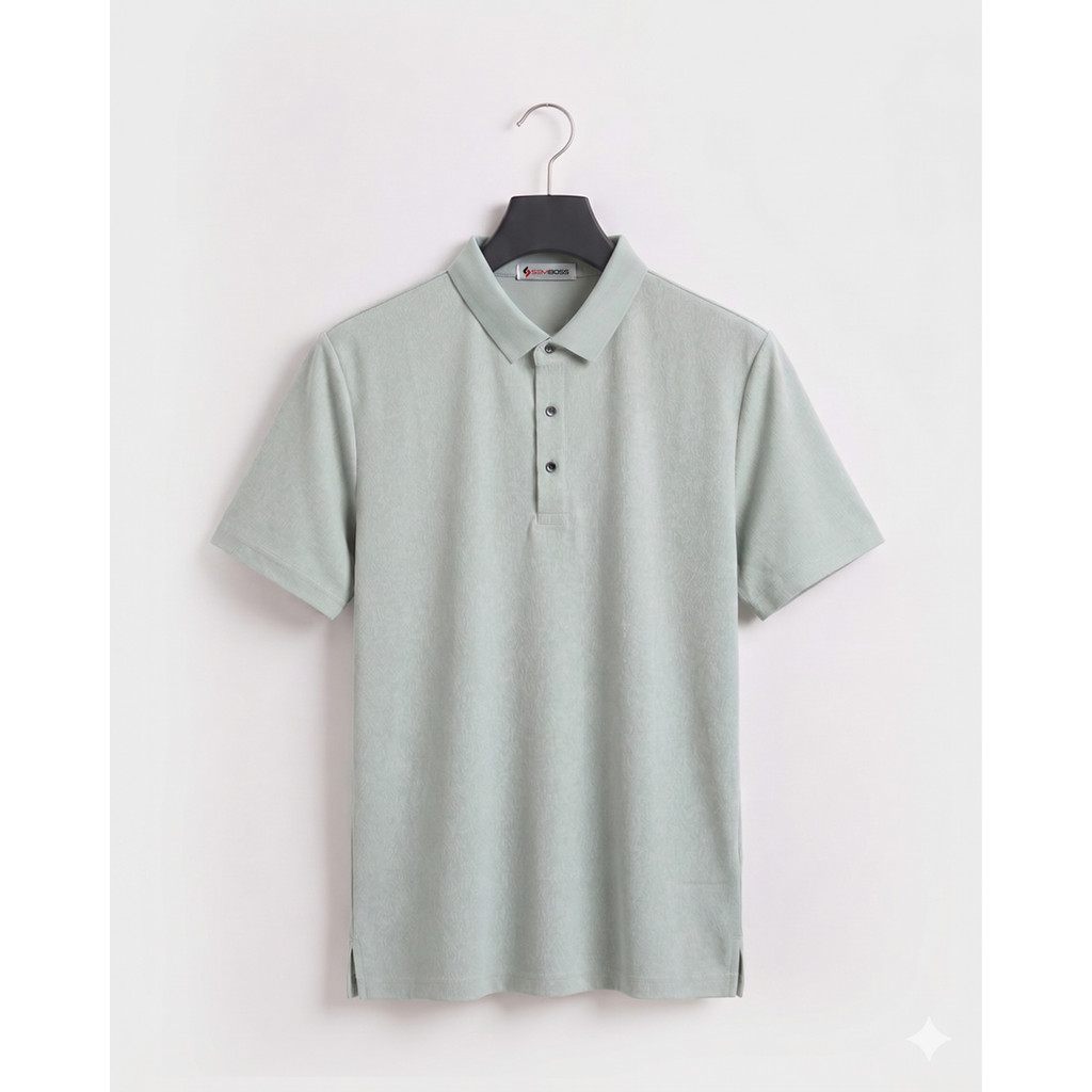 SEMBOSS Aeris Kaos Kerah Kemeja Polo Pria Lengan Pendek 8877