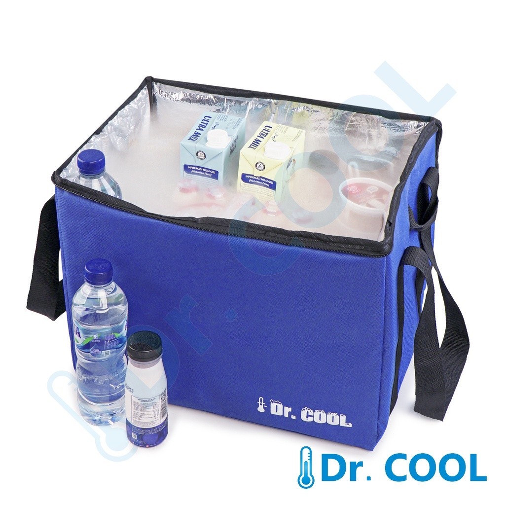 PROMO TAS YAKULT Tas Aluminium Go Food Go Send 40x30x30cm Dr Cool Pendingin Penyimpan Es Bekal