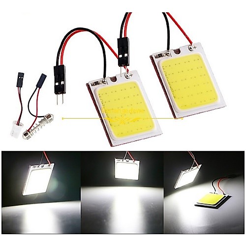 Lampu Plafon LED mobil putih terang