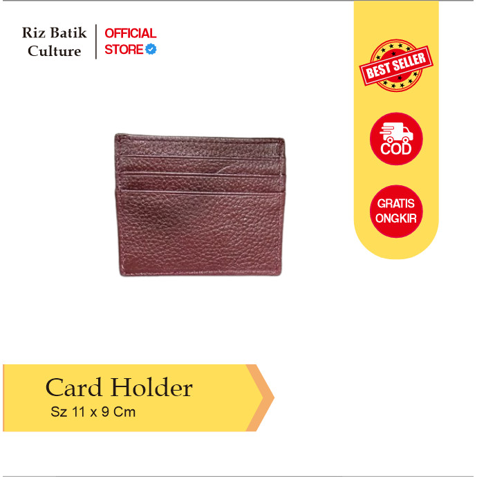 CARD HOLDER RIZ/Tenun Pahikung/Kain Batik/Tas Batik/Tas Tenun/Tas Kulit/Tas ethnic/Tas Wanita/Tas Pr