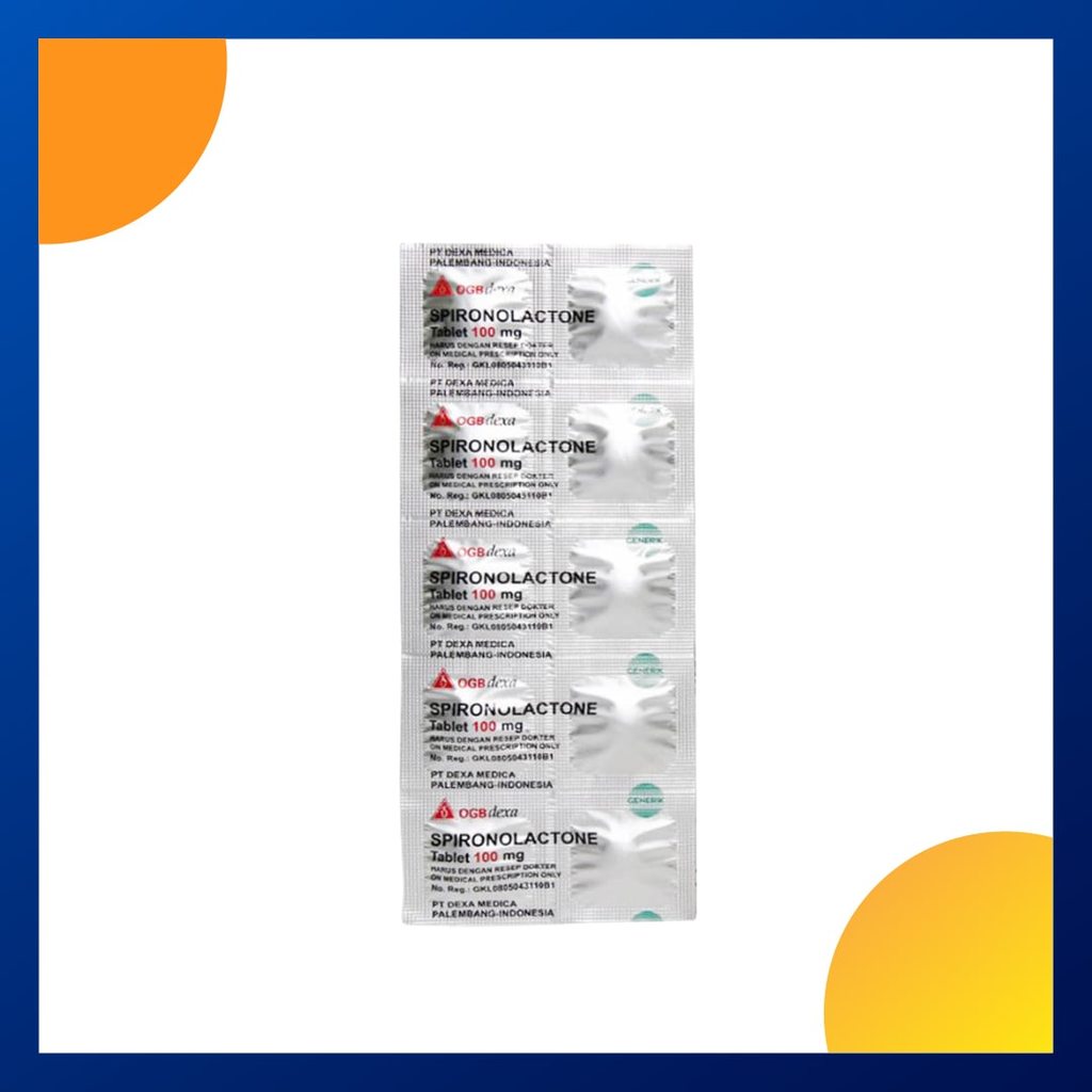 SPIRONOLACTONE GENERIK_02 100 MG 1 STRIP @ 10 TABLET