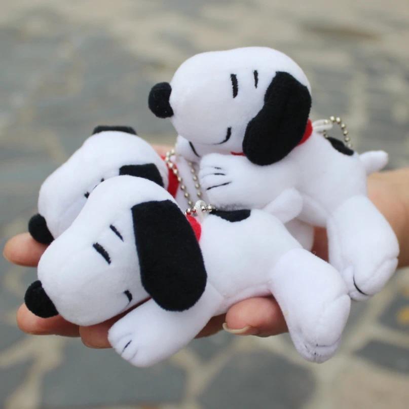 24piece 9CM Peanuts Snoopy plush soft toys snoopy plush pendant toys snoopy Pendant Decorative Keych