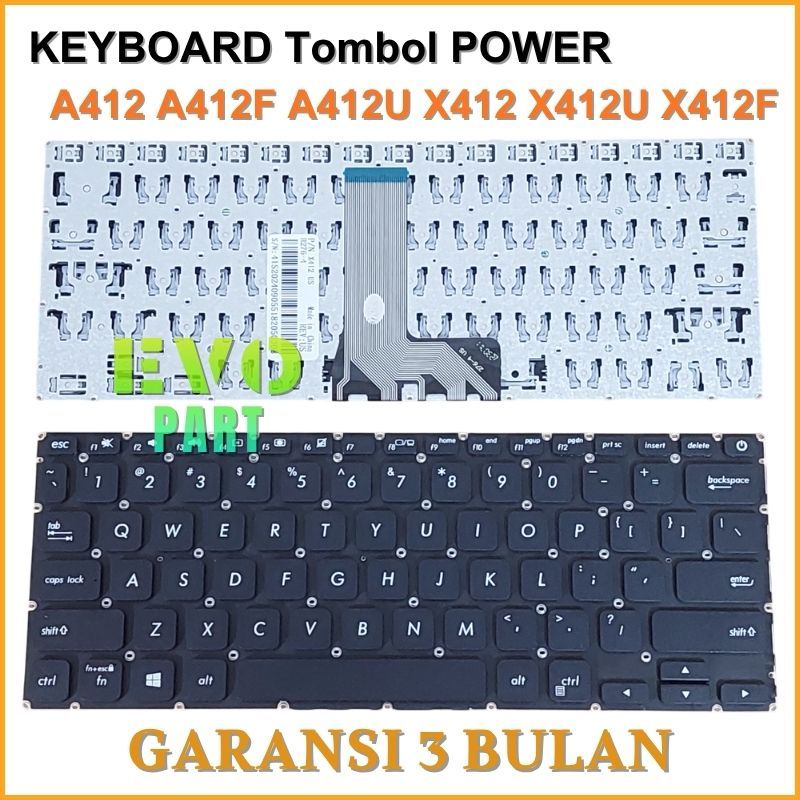 Keyboard Asus VivoBook 14 A412 X412 A412F A412FA A412FL X412F X412FA Series