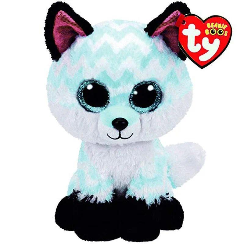 15cm Ty Plush Animal Collection Doll Fox Unicorn Cat Dog Pony Soft Stuffed Toys With Tag ildren Girl