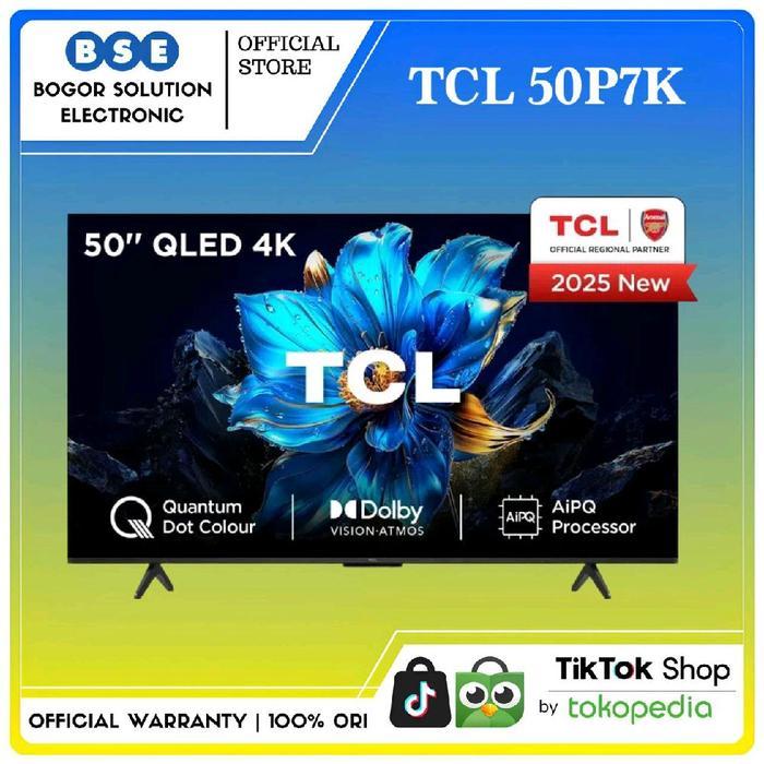 TCL 50P7K QLED TV 50 Inch TCL 50P7K Google tv 4k