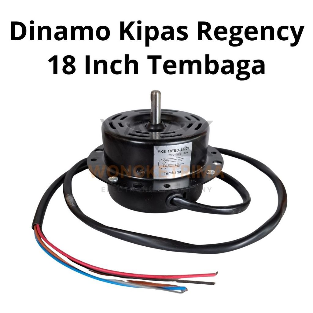 Dinamo Stand Fan Regency 18 Inch Tembaga Motor Kipas Angin Berdiri 18 Inch Sparepart Kipas Universal