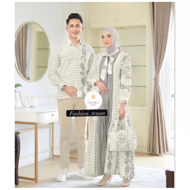 FASHION_TENUN - GHANIA DRES / DRESS LEBARAN / DRESS WANITA / MAXI DRESS / LONG DRESS / DRESS SERAGAM