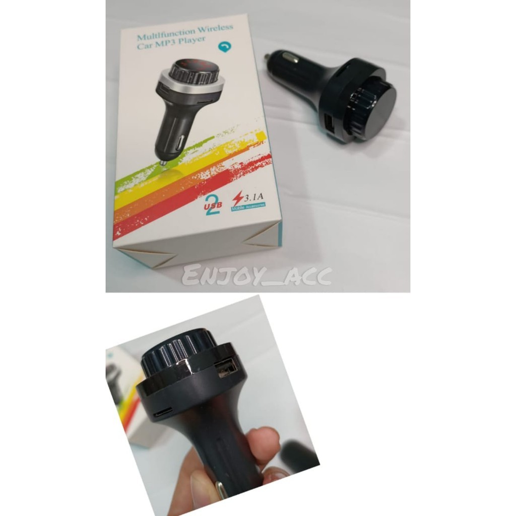 FM Modulator Charger Mobil Bluetooth Mp3 Player M13 enjoyacc4