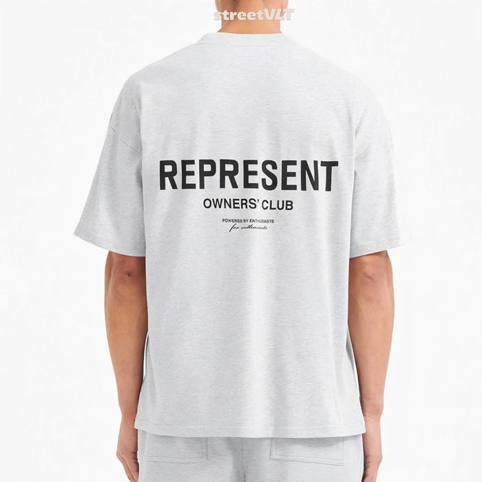 Represent UK Owners Club Ash Grey Tee Original - Ash Grey, S
