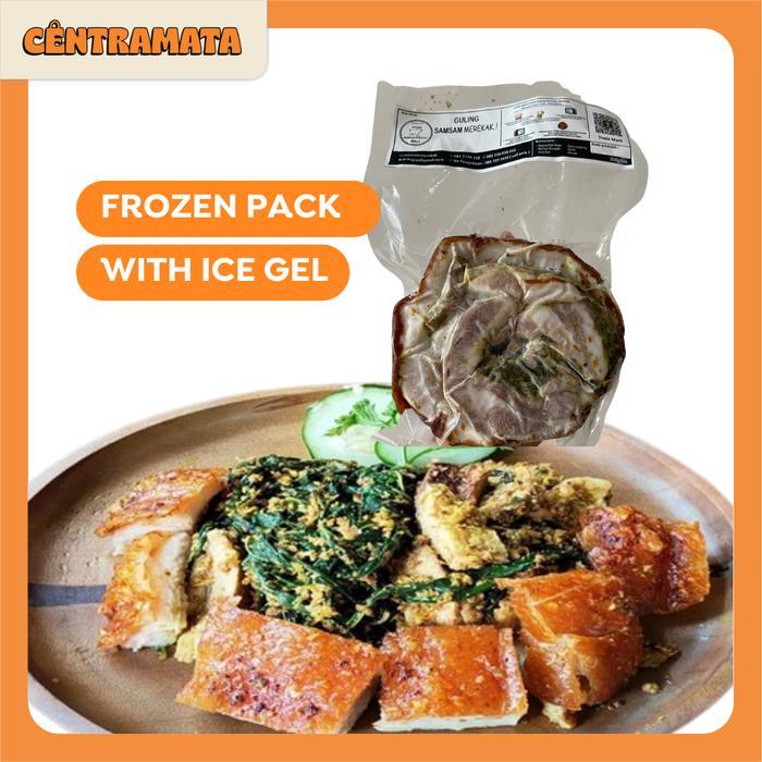 Guling Samsam Babi Merekak Frozen (Non Halal) Khas Bali - 250gr