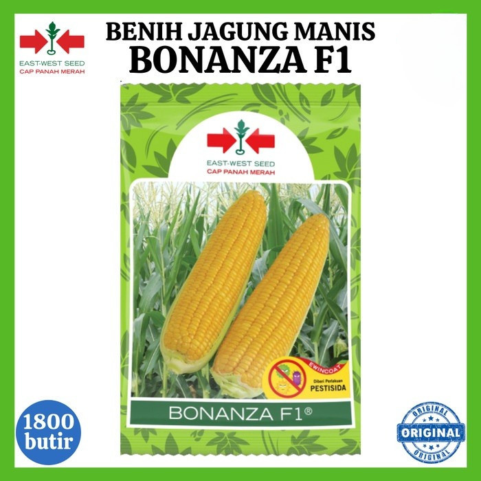 Benih Jagung Manis BONANZA F1 1800 Biji - Bibit Cap Panah Merah 1.800