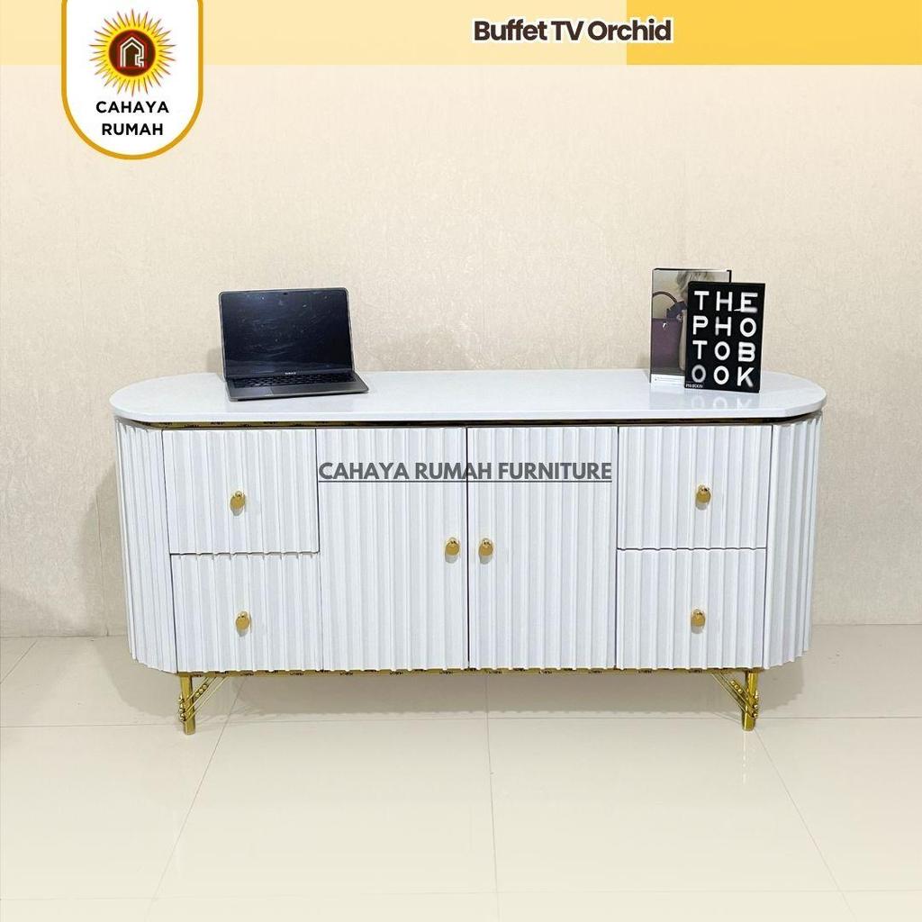 Cahaya Rumah - Buffet Aesthetic Estetik Orchid / Buffet tv / Meja Tv/ Meja Kecil/ Meja Tamu | Bisa C