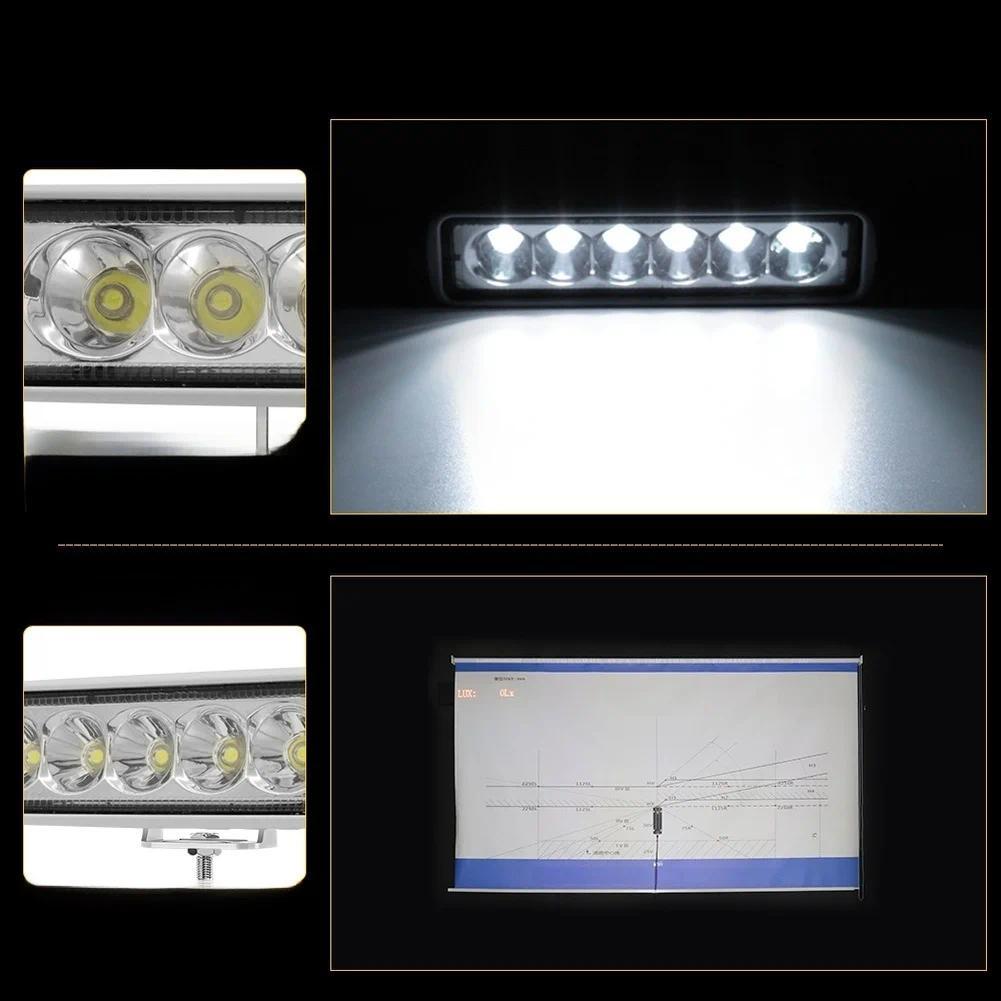 Efficient Led Work Light Led Light Bar Compact LED Lamp 6 Inch LED Light Bar Enhanced Heat ssipation