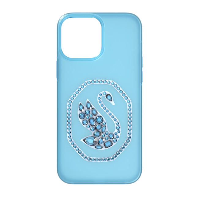 Swarovski - Smartphone case, Swan, iPhone® 13 Pro Max, Blue