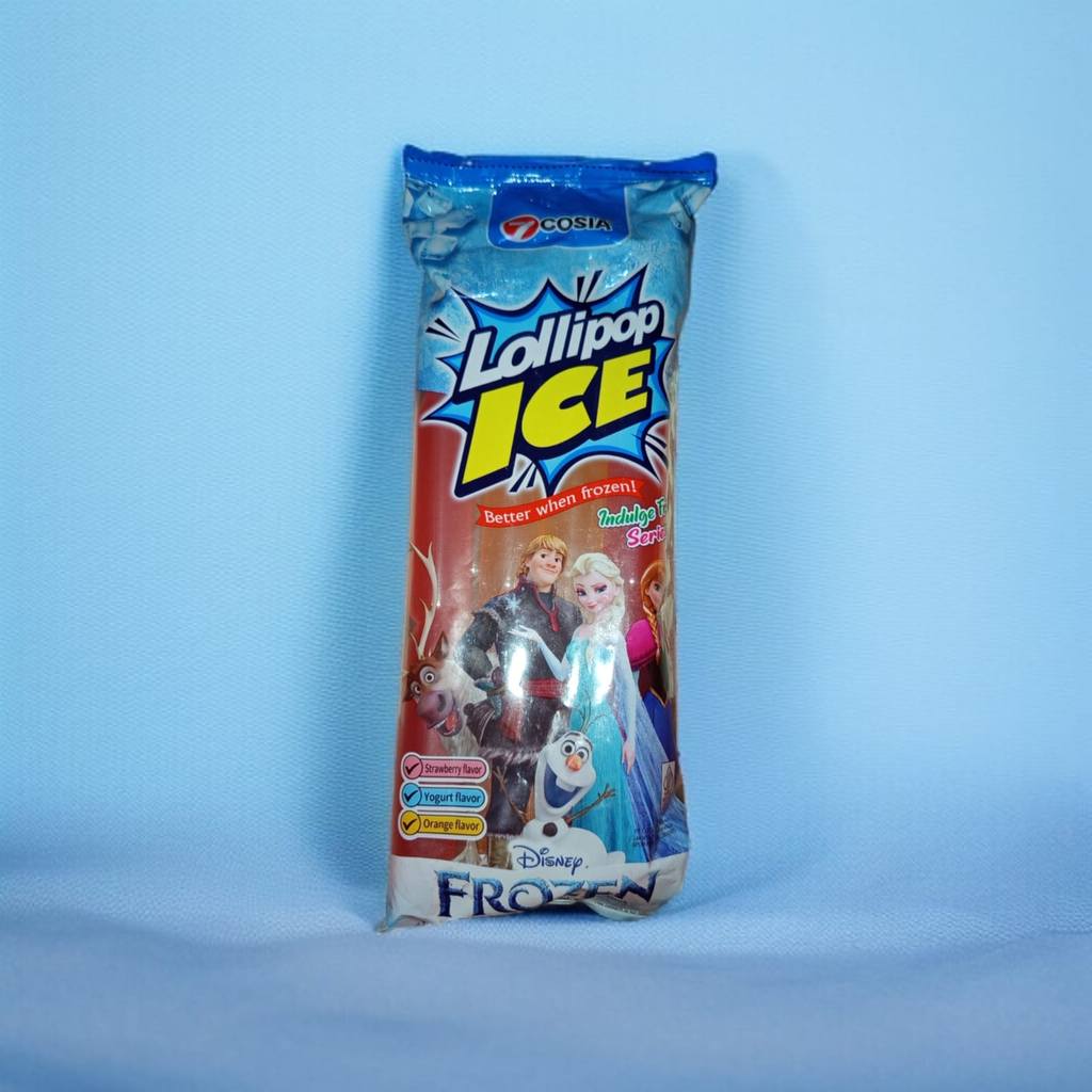 7COSIA - 8pcs 82ml Lollipop Ice-Yogurt , Orange Flavor, Yogurt Flavor, Strawberry Flavor