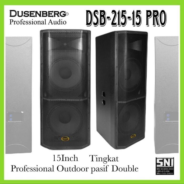 Speaker Pasif DUSENBERG Dobel 15 Inch DSB 215 - 15 Pro, Max 1000 Watt
