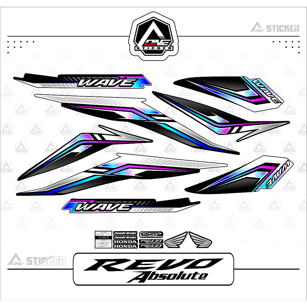 STRIPING ABSOLUTE REVO /  STIKER REVO / REVO ABSOLUT / STRIPING REVO