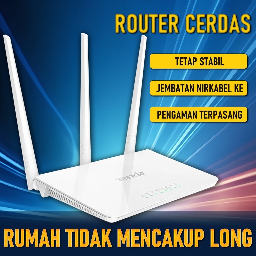 Router Wireless Wifi Indoor Tenda F3 300MBps Bekas