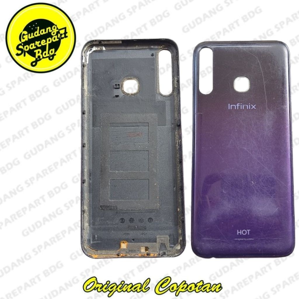 Backdoor Tutup Belakang Infinix Hot 8 Second Copotan