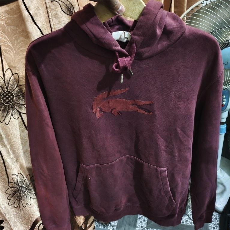 hodie Lacoste Big Logo+Velvet L
