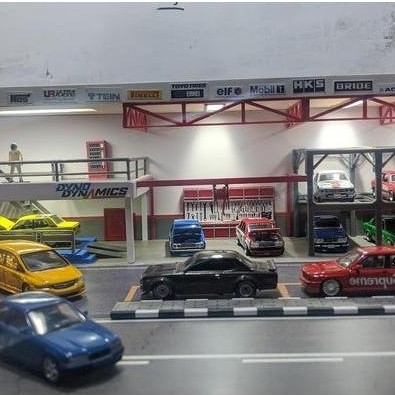 The Garage Diorama Diecast skala 64