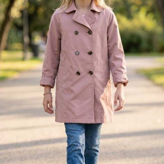 UNIQLO Coat Jacket Mantel Anak Perempuan