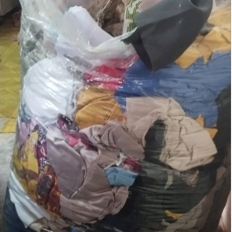 Kain Sisa Hasil Produksi Jahit Rumahan, Kain Perca Brokat, Kain Sisa Furing, Kain Sisa Furing