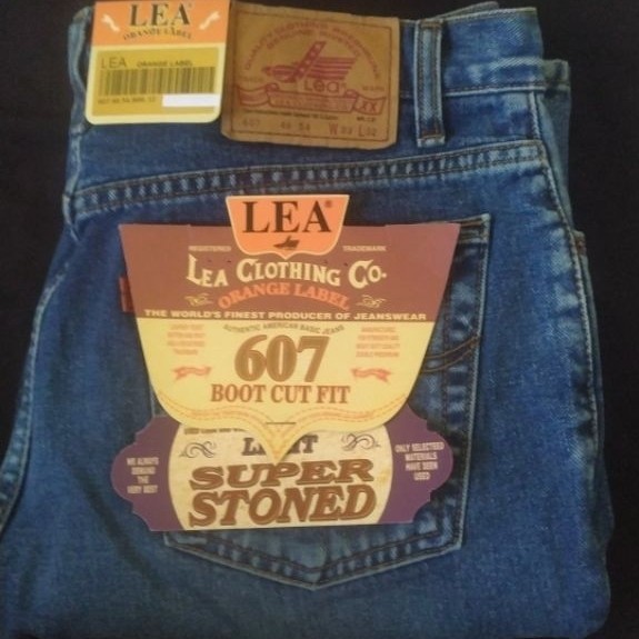 Celana Panjang LEA Jeans 607 - Bootcut Fit - Orange Label Original