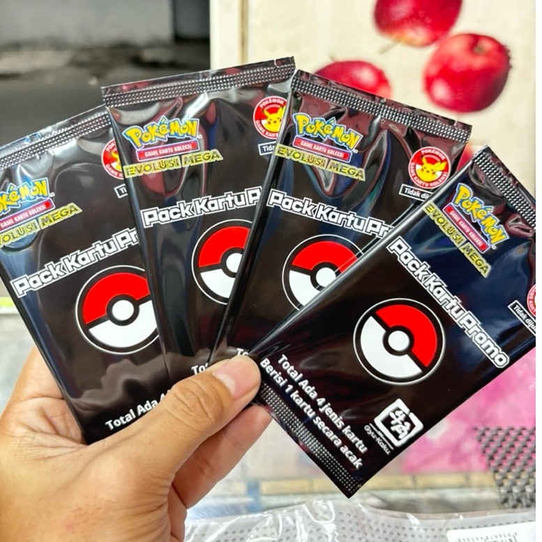 Kartu Pokemon Promo Gyukaku x Pokemon Evolusi Mega