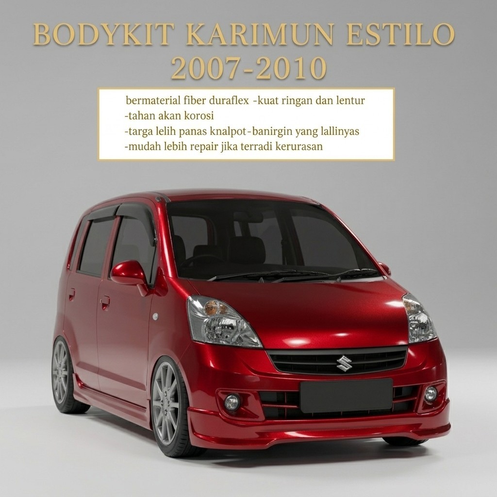 DISKON ONGKIR bodykit karimun estilo 2007 -2010  bodikit karimun estilo body kit karimun estilo