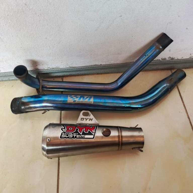 Pipa/leheran knalpot bluemoon full bending