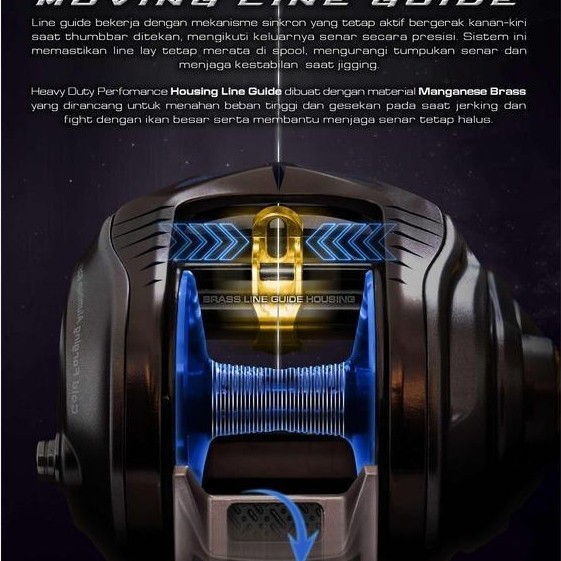 Daido - Reel King Predator Jigging Monster - Reel Pancing Terlaris