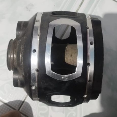 Tromol Belakang Cakram Tiger Bubut Costum Original