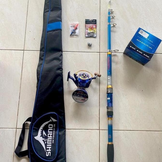 Set pancing laut Mewah Lengkap Tinggal Pake