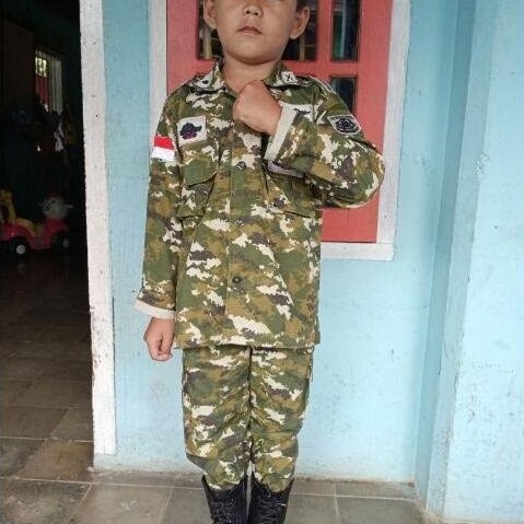 Best Seller Baju Tentara Kostrad Anak Kostum Profesi Tentara Kostrad Loreng Tni Loreng Kostrad Baju 
