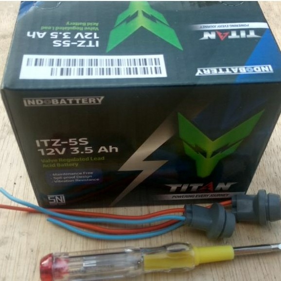 Aki motor Titan Indopart (Indobattery)