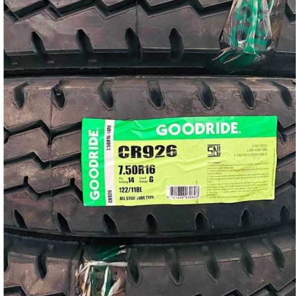 GOODRIDE CR926 750 R16 14PR Ban Mobil Truk Kawat Fullset