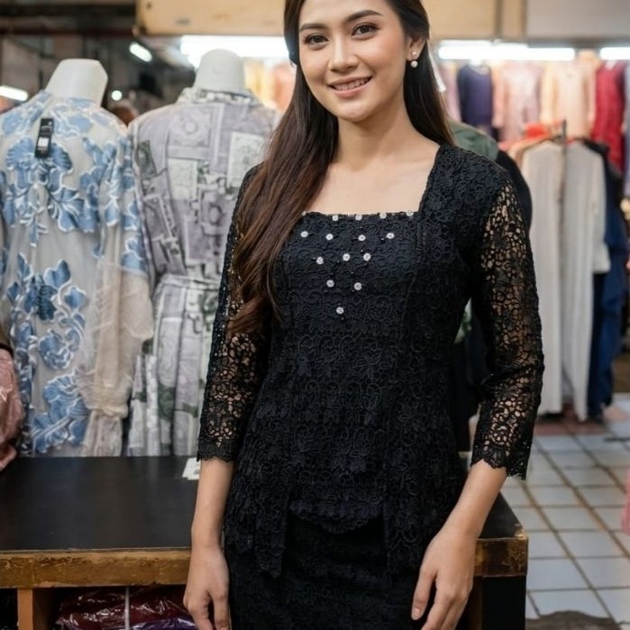 Blus brokat kutu baru//blus brokat premium//blus brokat modren