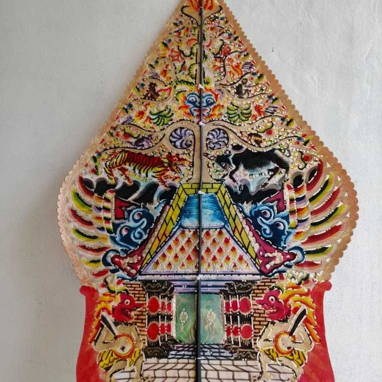 Wayang Kulit Sapi GUNUNGAN KAYON ukuran dalang