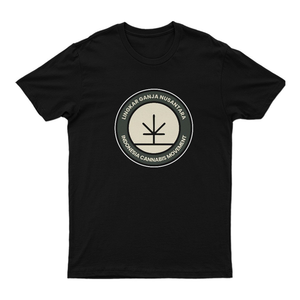 Kaos Pria Lengan Pendek | T-Shirt LGN Healty Weed Baju LGN