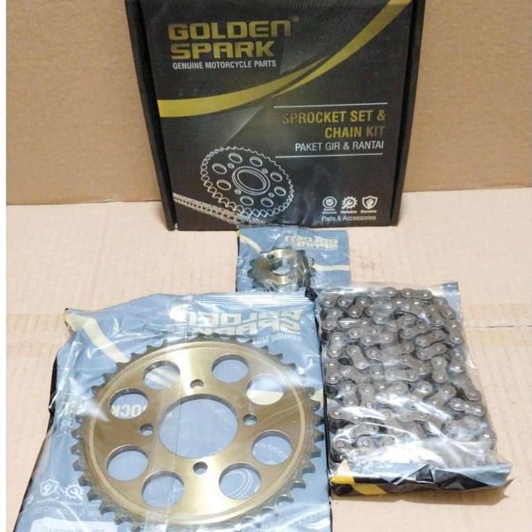 Gir Paket/Girset Merek Golden Spark Motor Smash New 13T/40T 428H-110L