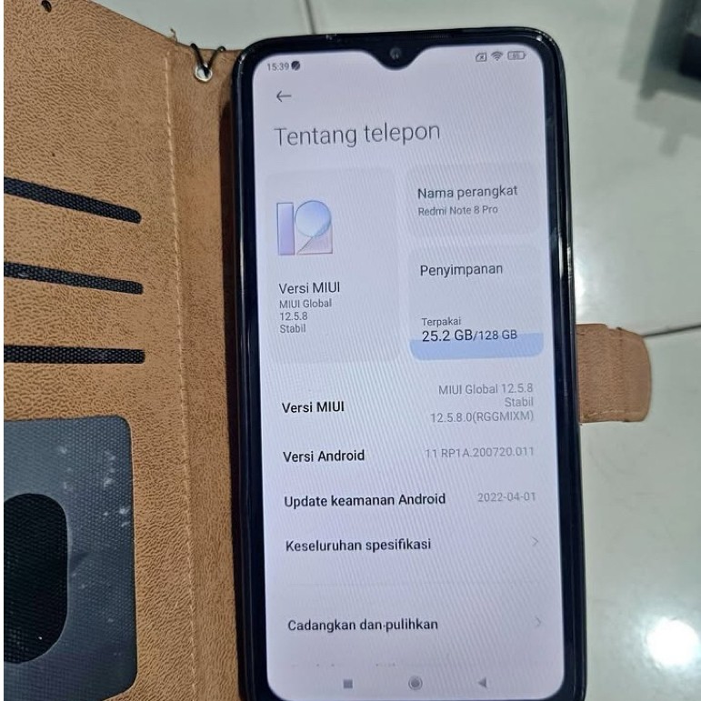 Redmi note 8 pro second MINUS